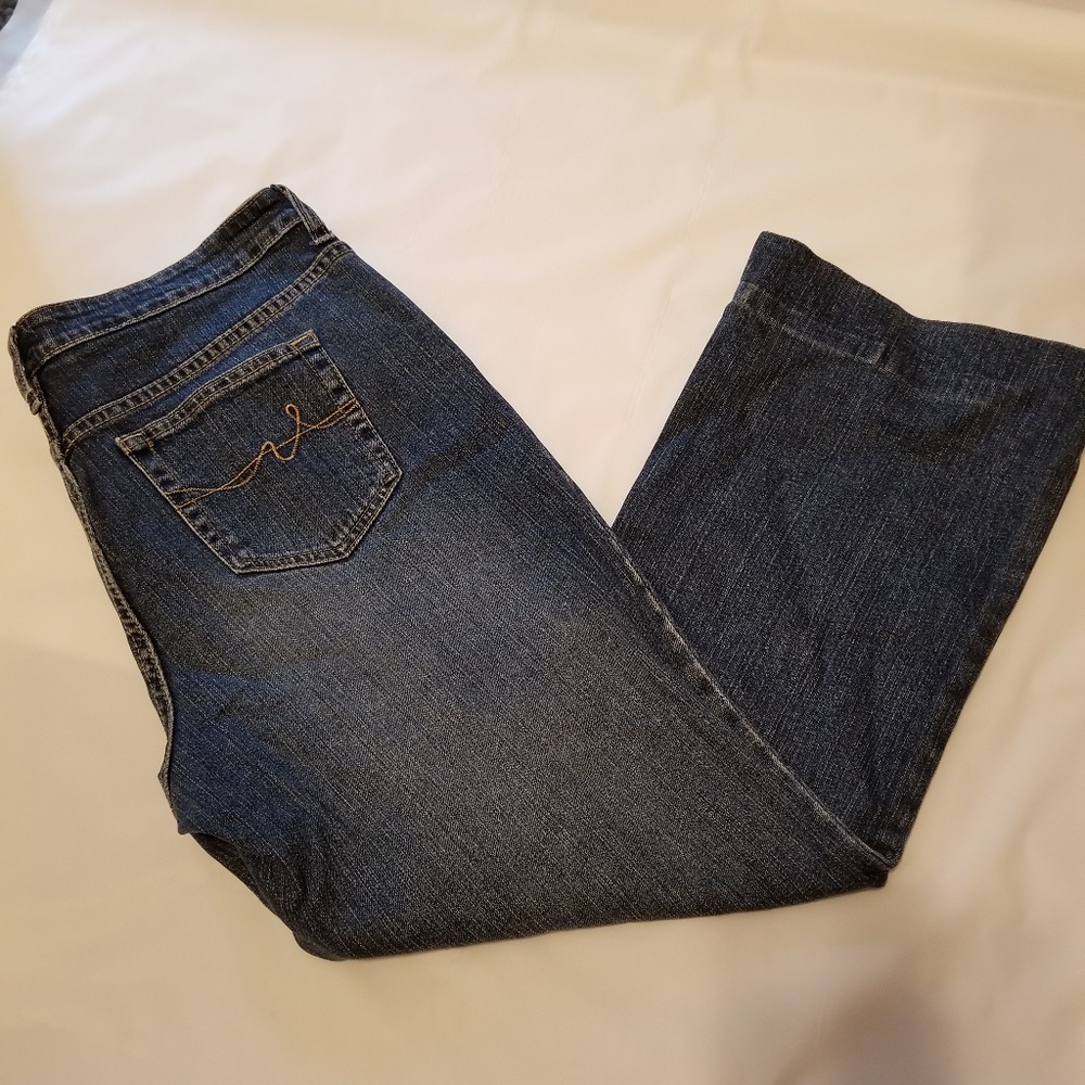 ST. John's Bay stretch bootcut jeans sz 16p